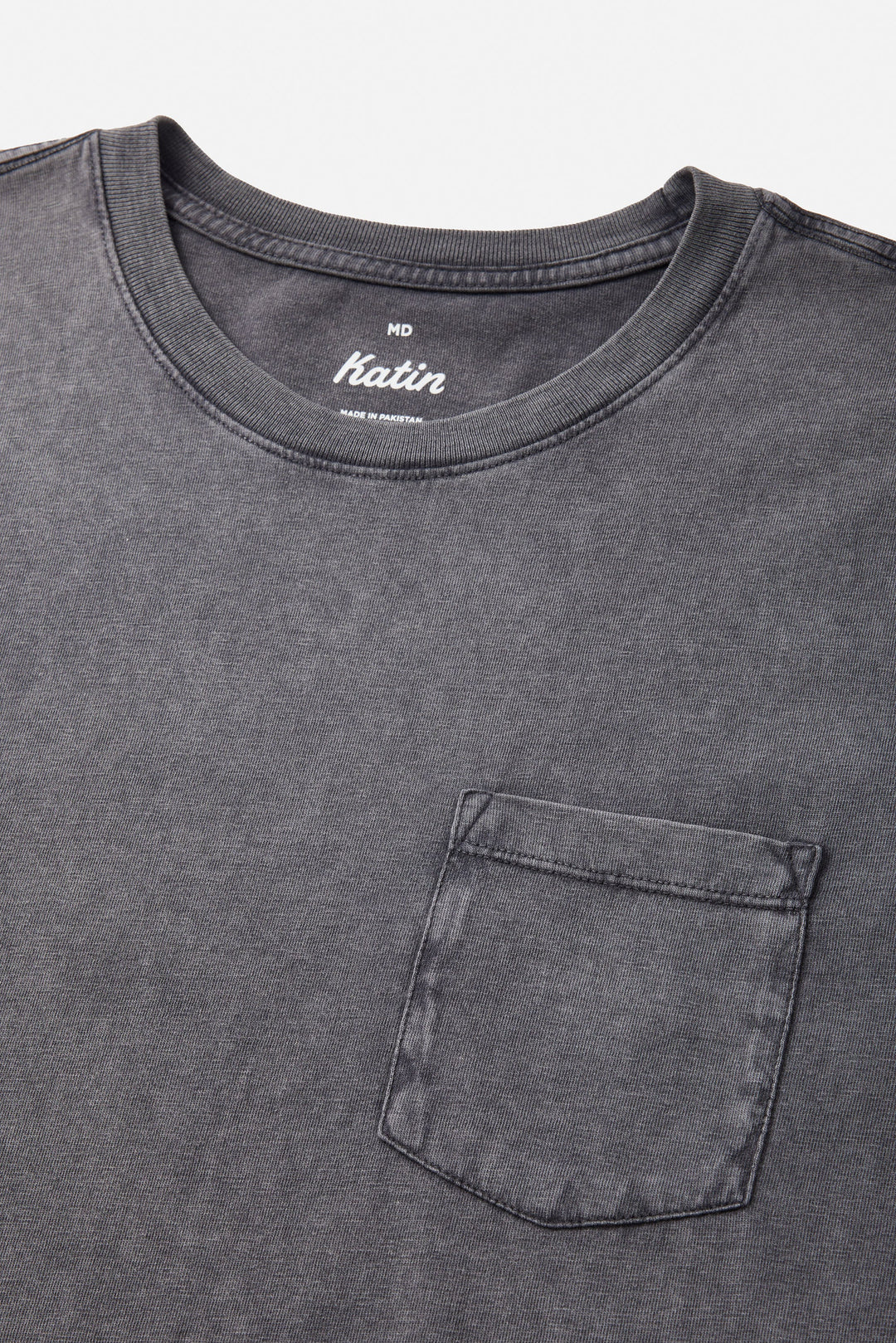 Katin Base Tee: Black Sand Wash