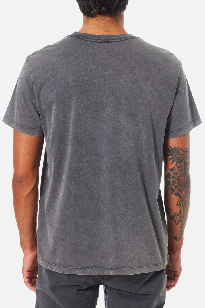 Katin Base Tee: Black Sand Wash