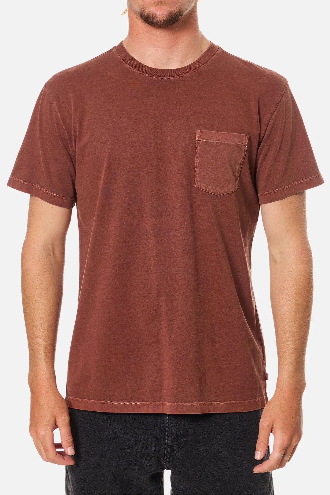Katin Base Tee: Mahogany