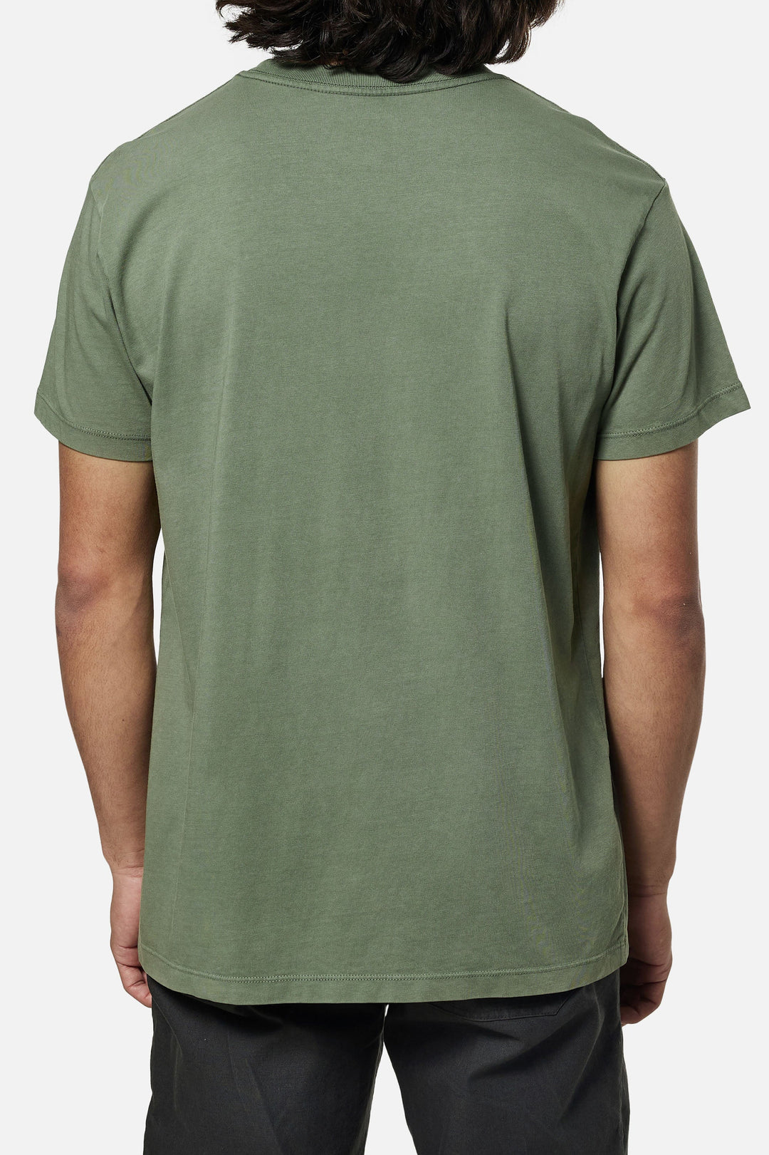 Katin Base Tee: Olive Sand Wash