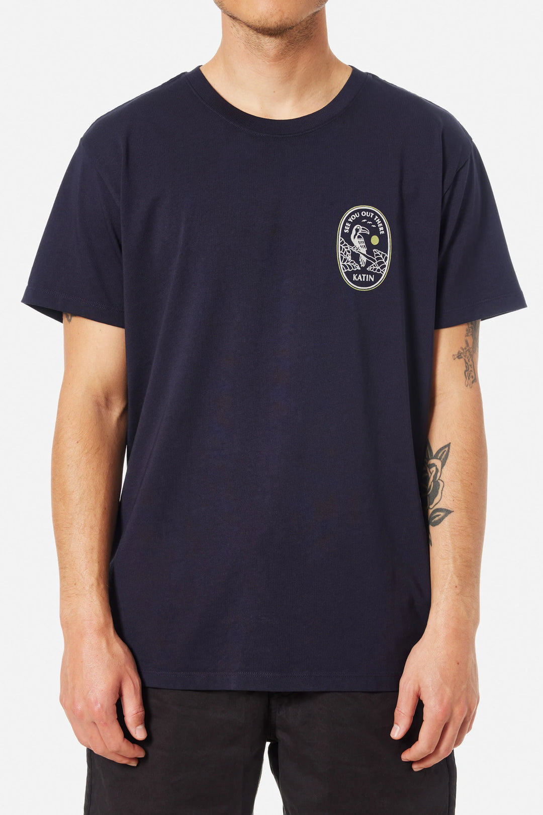 Katin Borneo Tee: Polar Navy