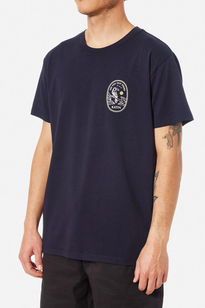 Katin Borneo Tee: Polar Navy