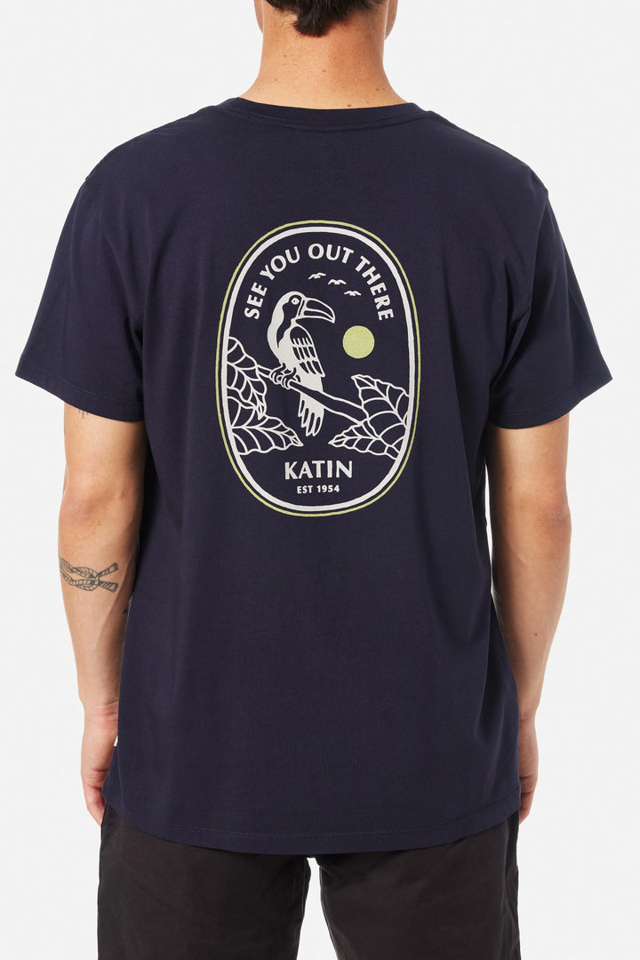 Katin Borneo Tee: Polar Navy