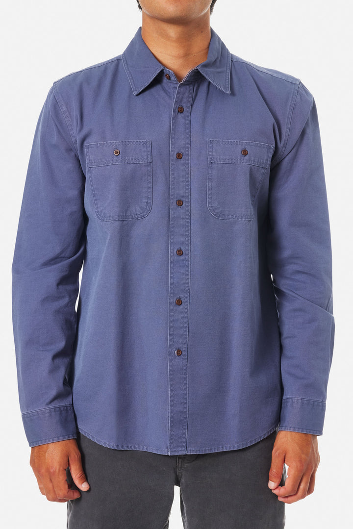 Katin Coast CPO Shirt: Washed Blue