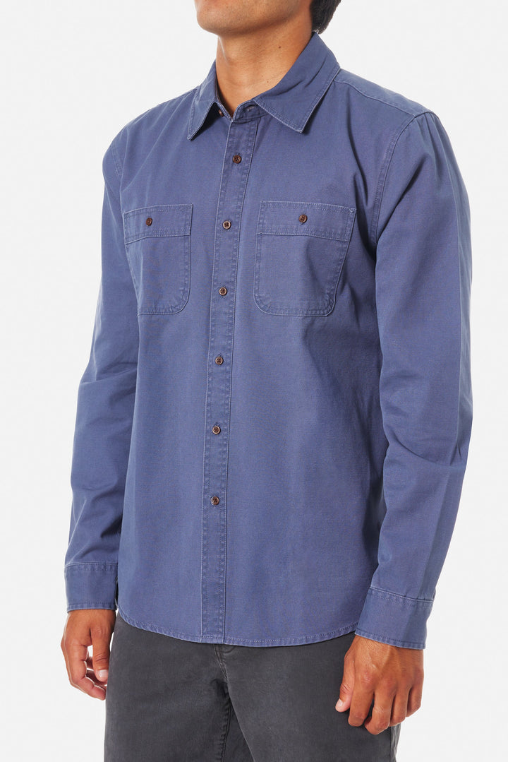 Katin Coast CPO Shirt: Washed Blue