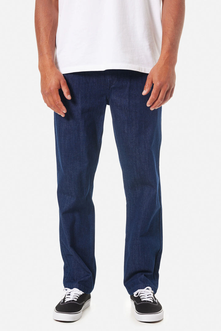 Katin Deck Denim E-Waist Pant: Indigo