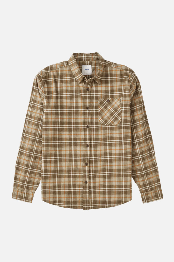 Katin Derek Flannel: Brown