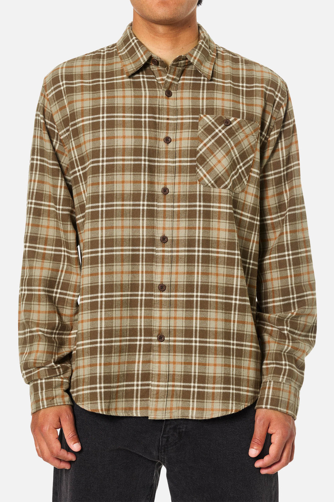 Katin Derek Flannel: Brown