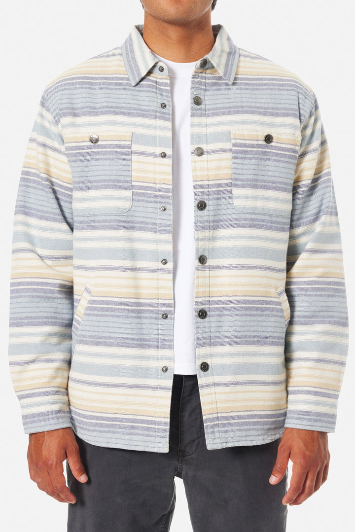 Katin Harold Stripe Jacket: Air Force Blue