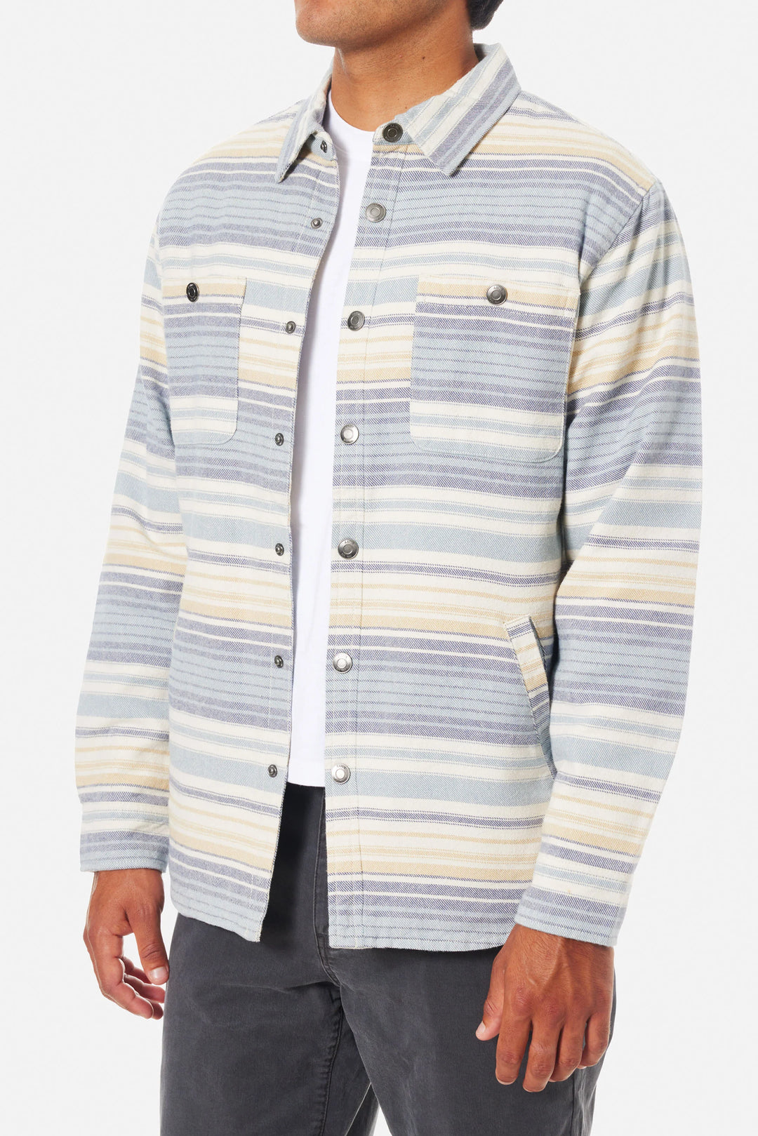 Katin Harold Stripe Jacket: Air Force Blue