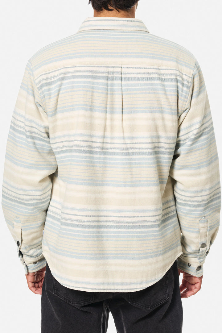 Katin Harold Stripe Jacket: Dusty Blue