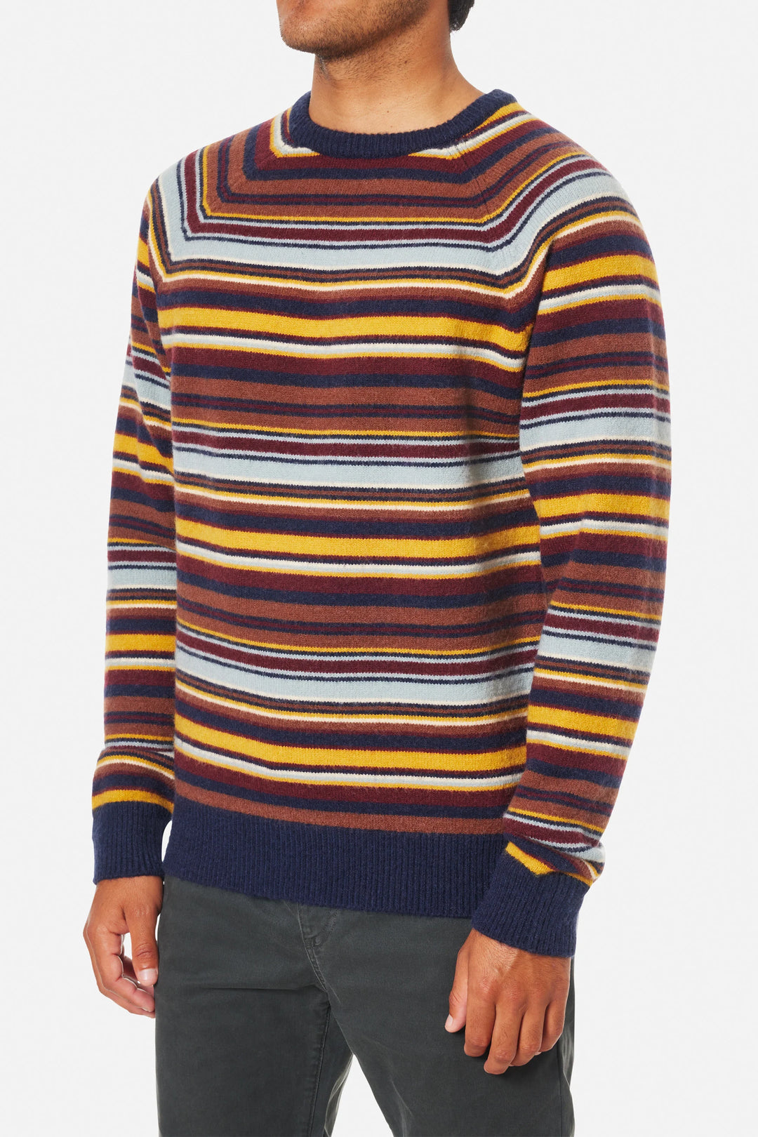 Katin Hitch Stripe Sweater: Polar Navy