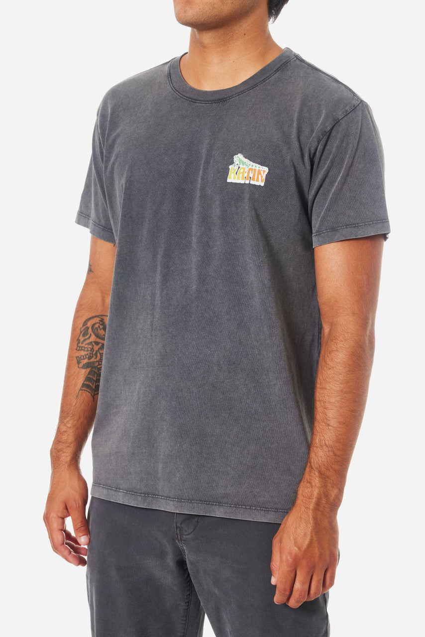 Katin Orlando Tee: Black Sand Wash