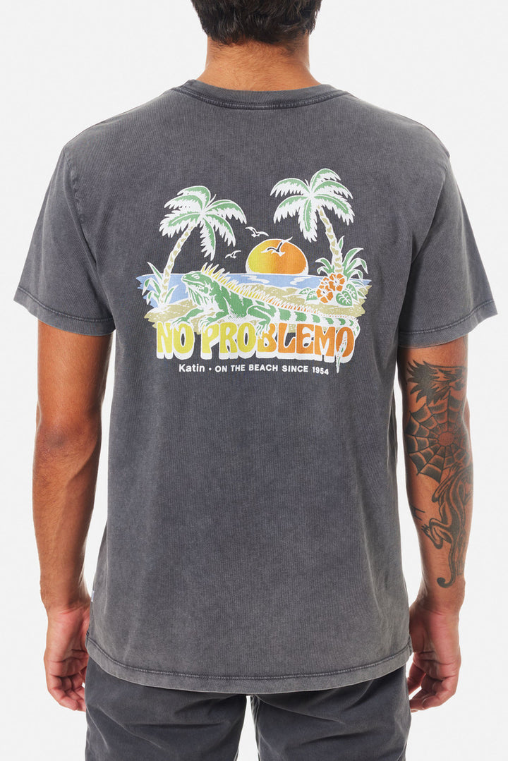 Katin Orlando Tee: Black Sand Wash