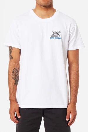 Katin Peaks Tee: White