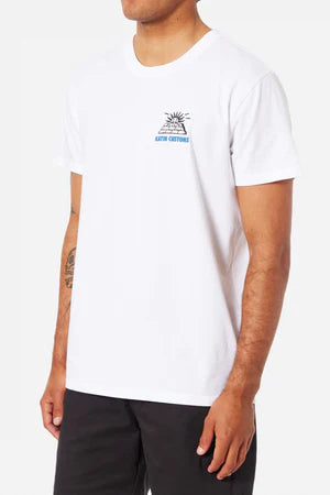 Katin Peaks Tee: White