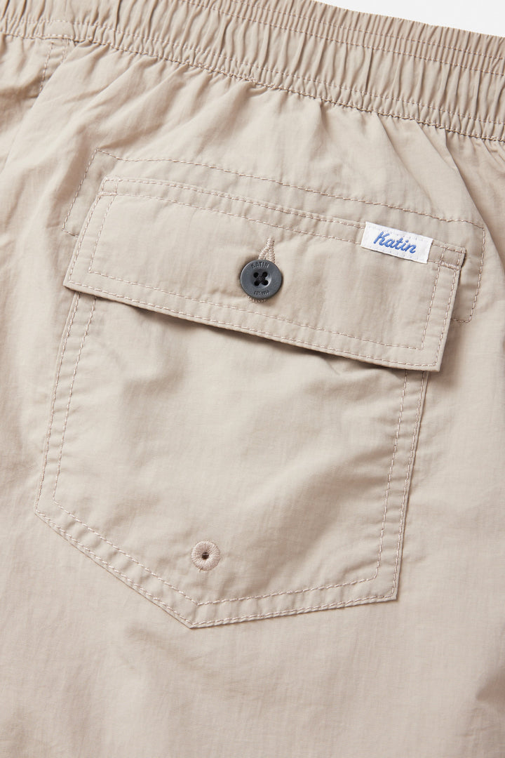 Katin Poolside Volley Swim Short: Vintage Khaki