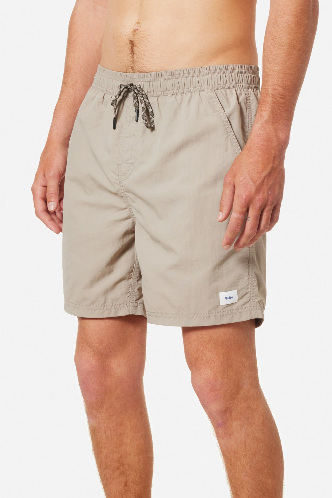 Katin Poolside Volley Swim Short: Vintage Khaki
