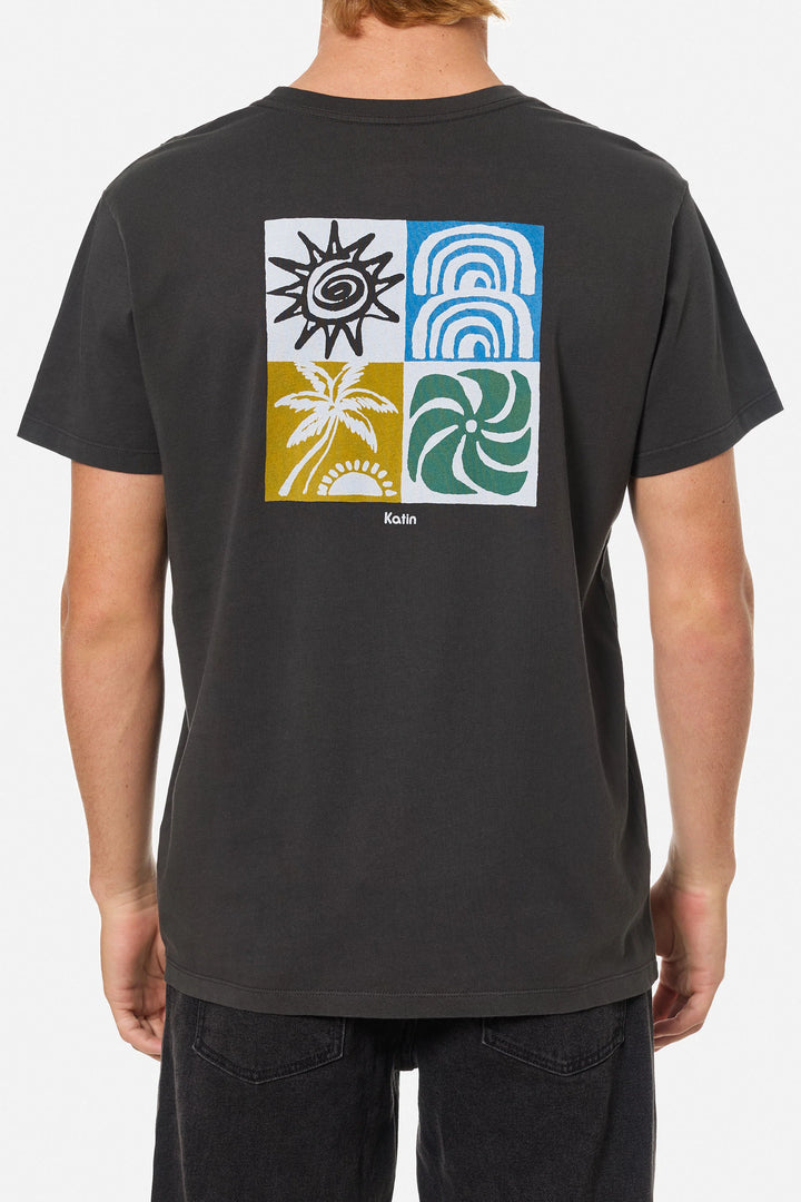 Katin Realm Tee: Black Wash