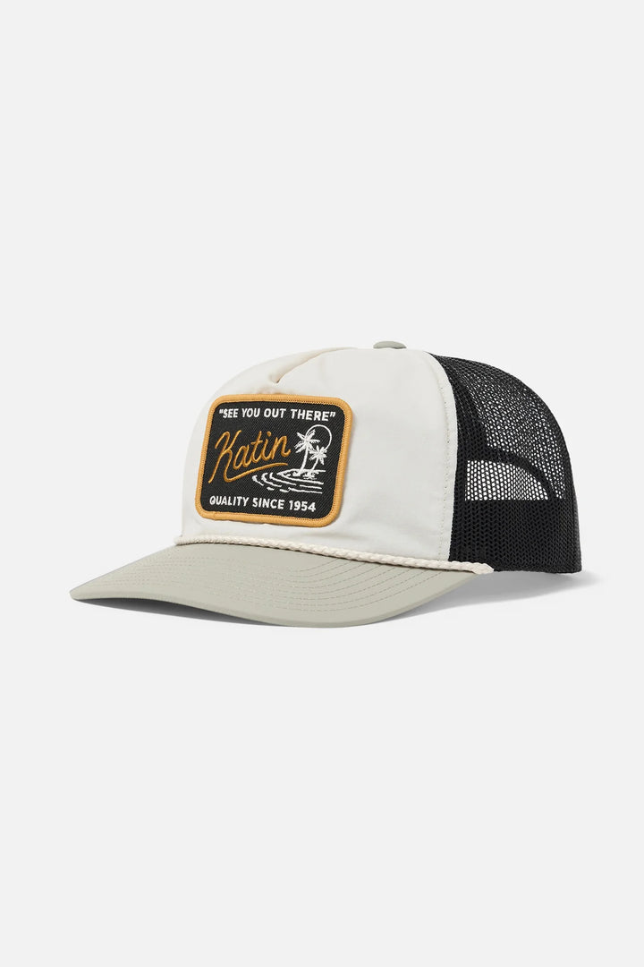 Katin Ripple Trucker Hat: Sea Gray