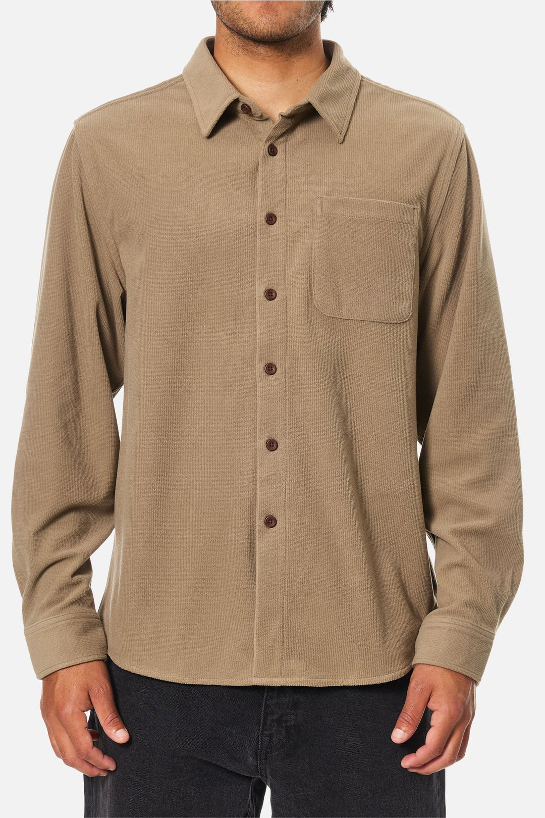 Katin Roland Shirt: Gray Rock