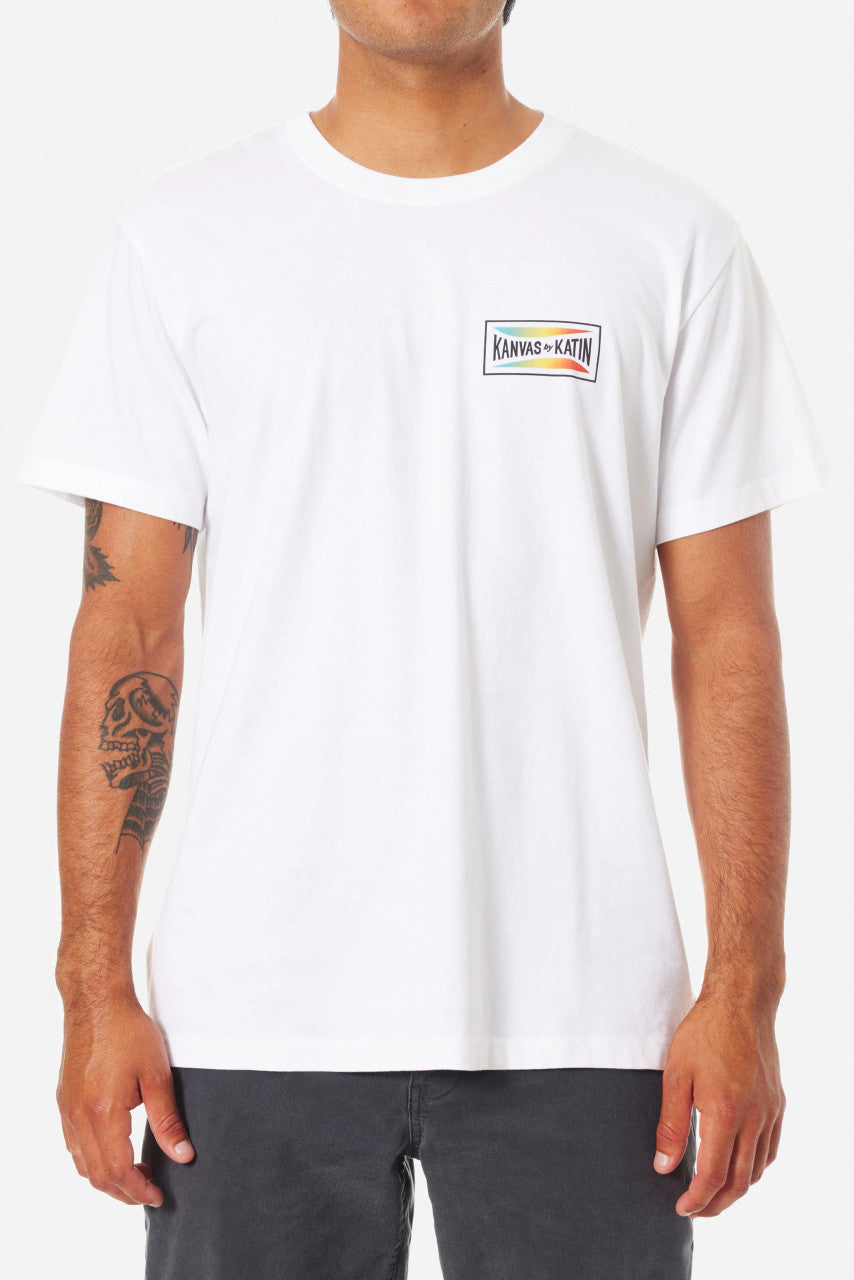 Katin Scrubber Tee: White