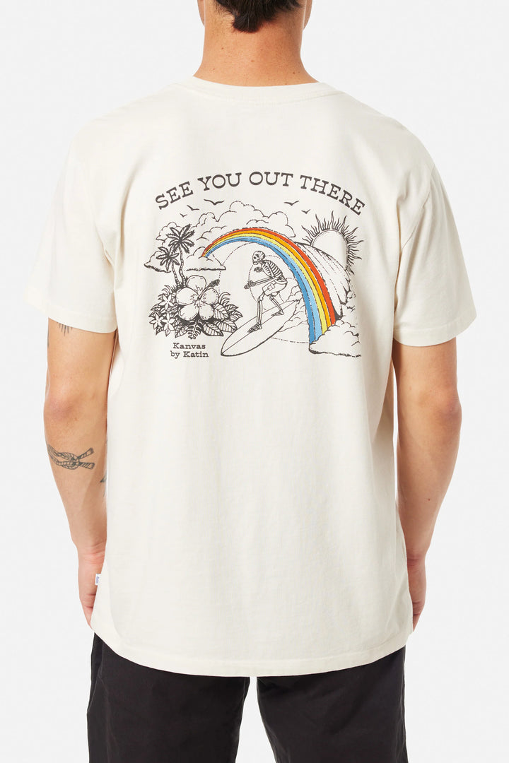Katin Shangri-La Tee: Vintage White