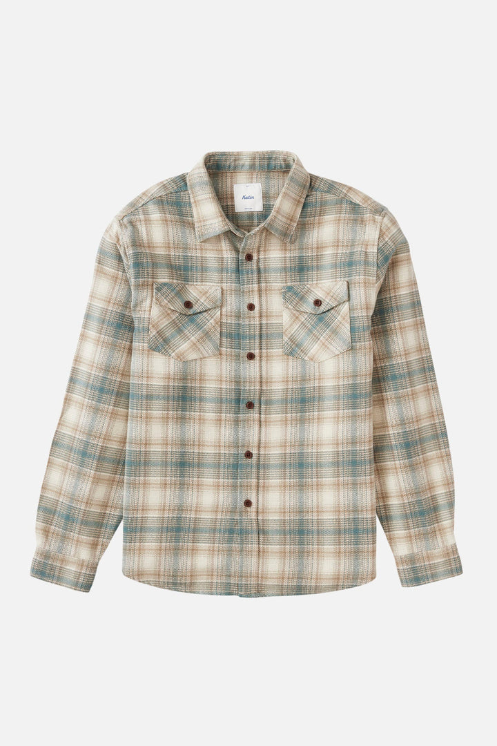 Katin Sierra Flannel: Atlantic Green