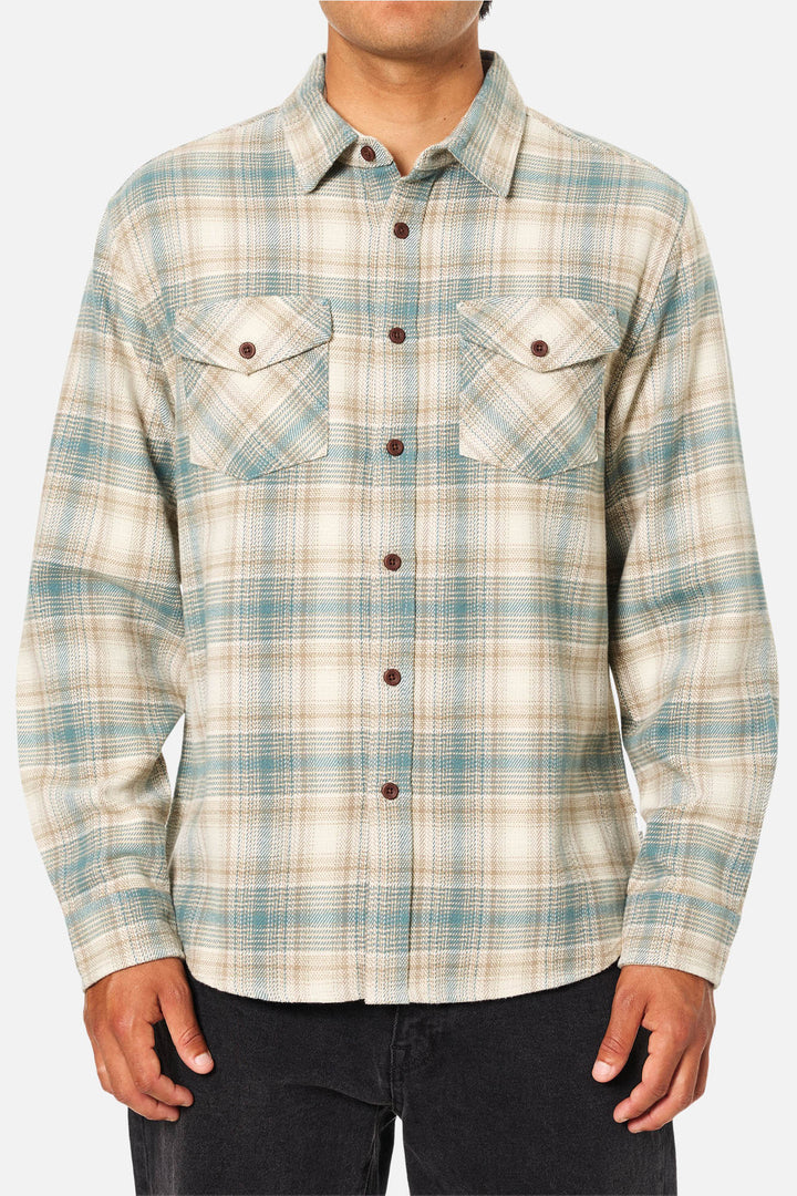 Katin Sierra Flannel: Atlantic Green