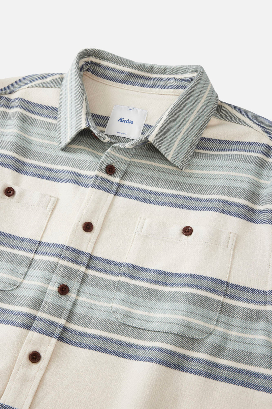 Katin Sierra Flannel: Vapor Gray