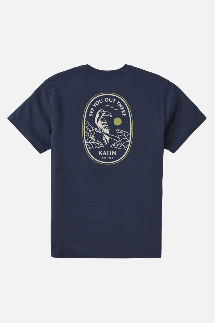 Katin Borneo Tee: Polar Navy