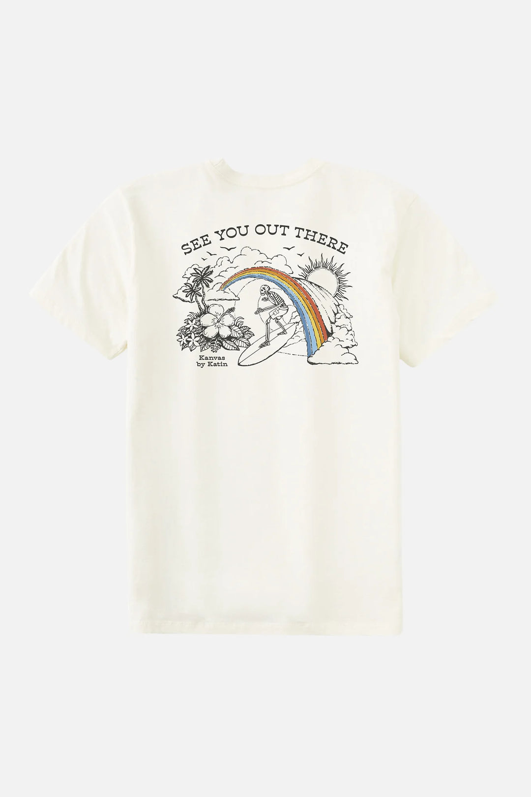 Katin Shangri-La Tee: Vintage White