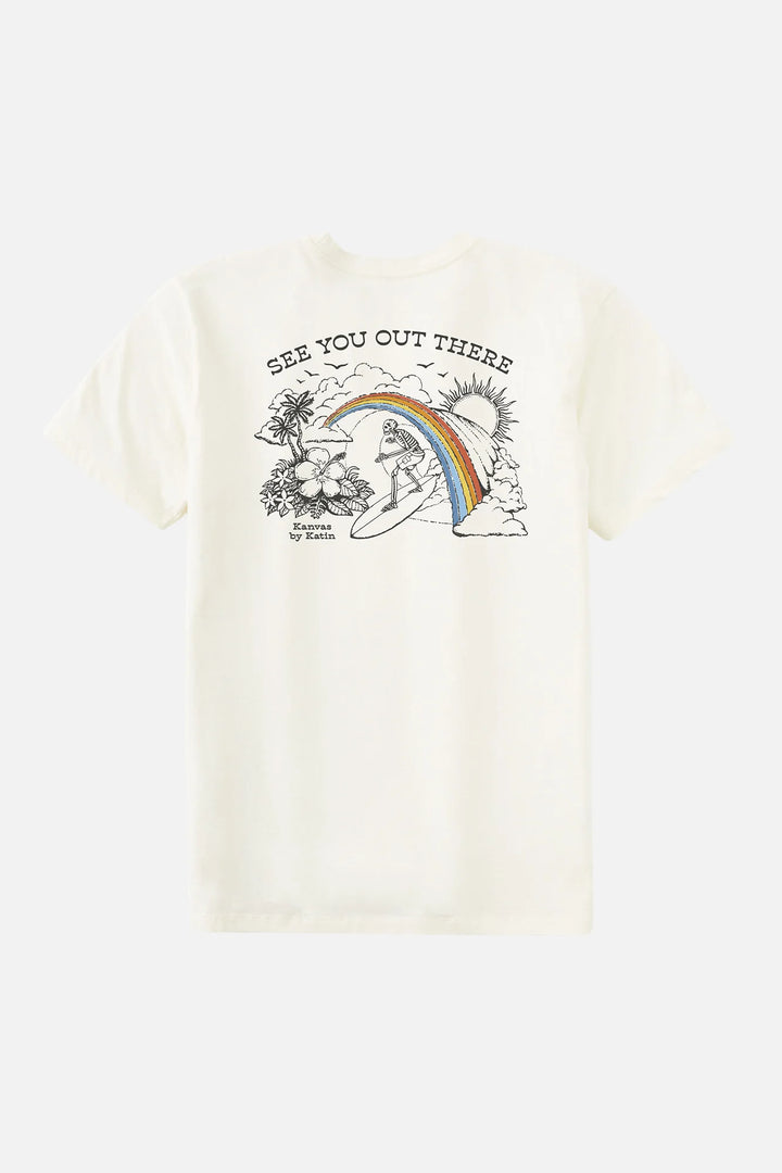 Katin Shangri-La Tee: Vintage White