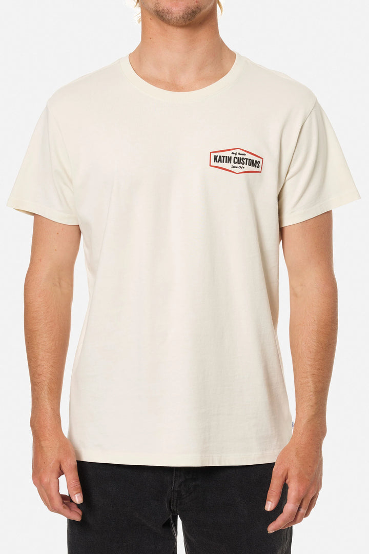 Katin Streamline Tee: Vintage White