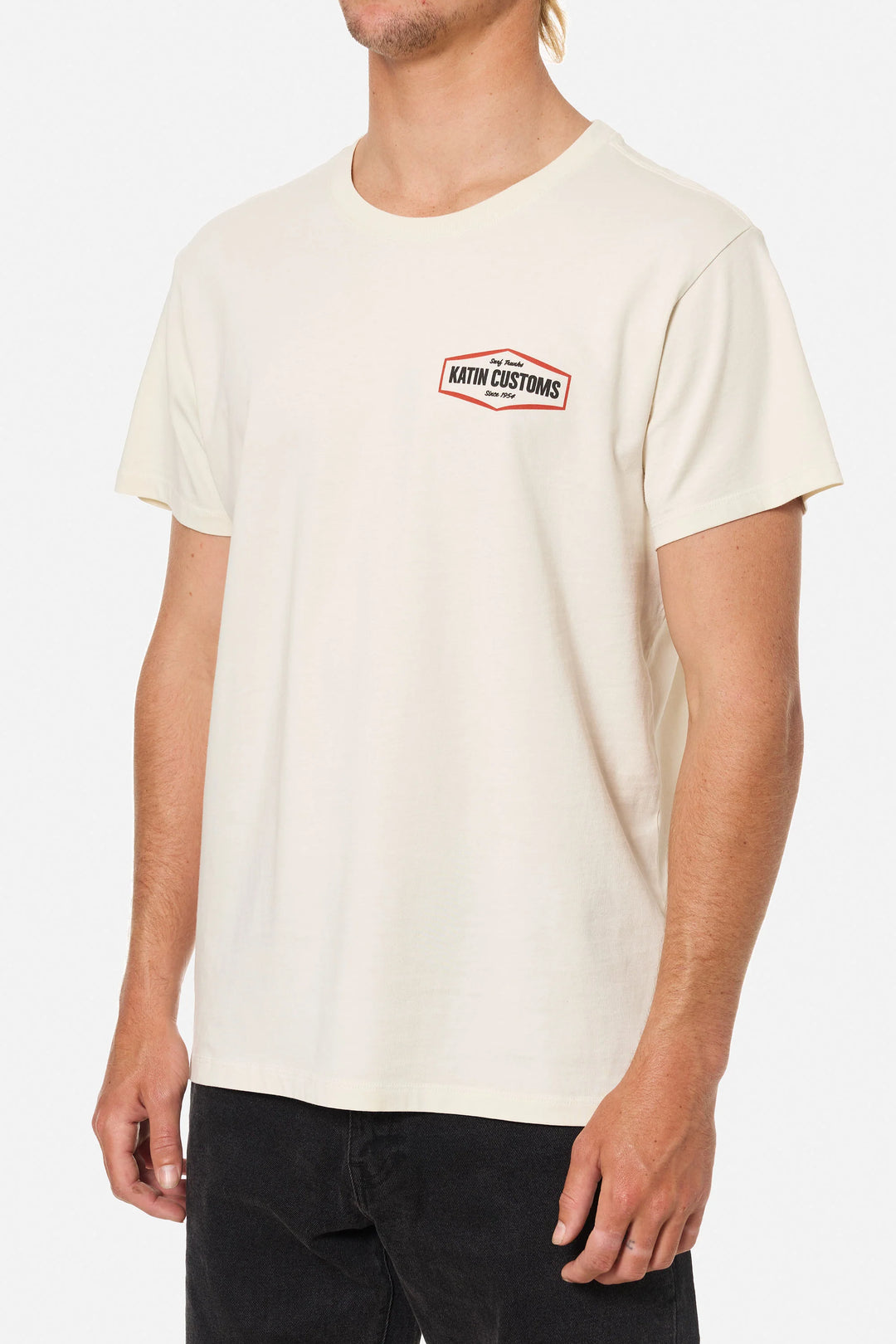 Katin Streamline Tee: Vintage White
