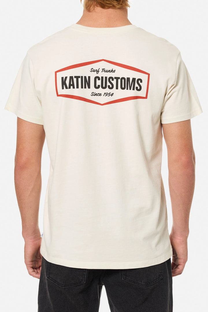 Katin Streamline Tee: Vintage White