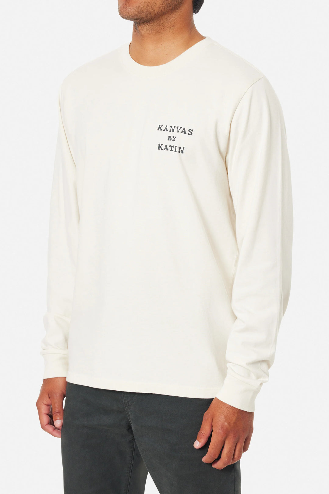 Katin Sunflower Long Sleeve Tee: Vintage White