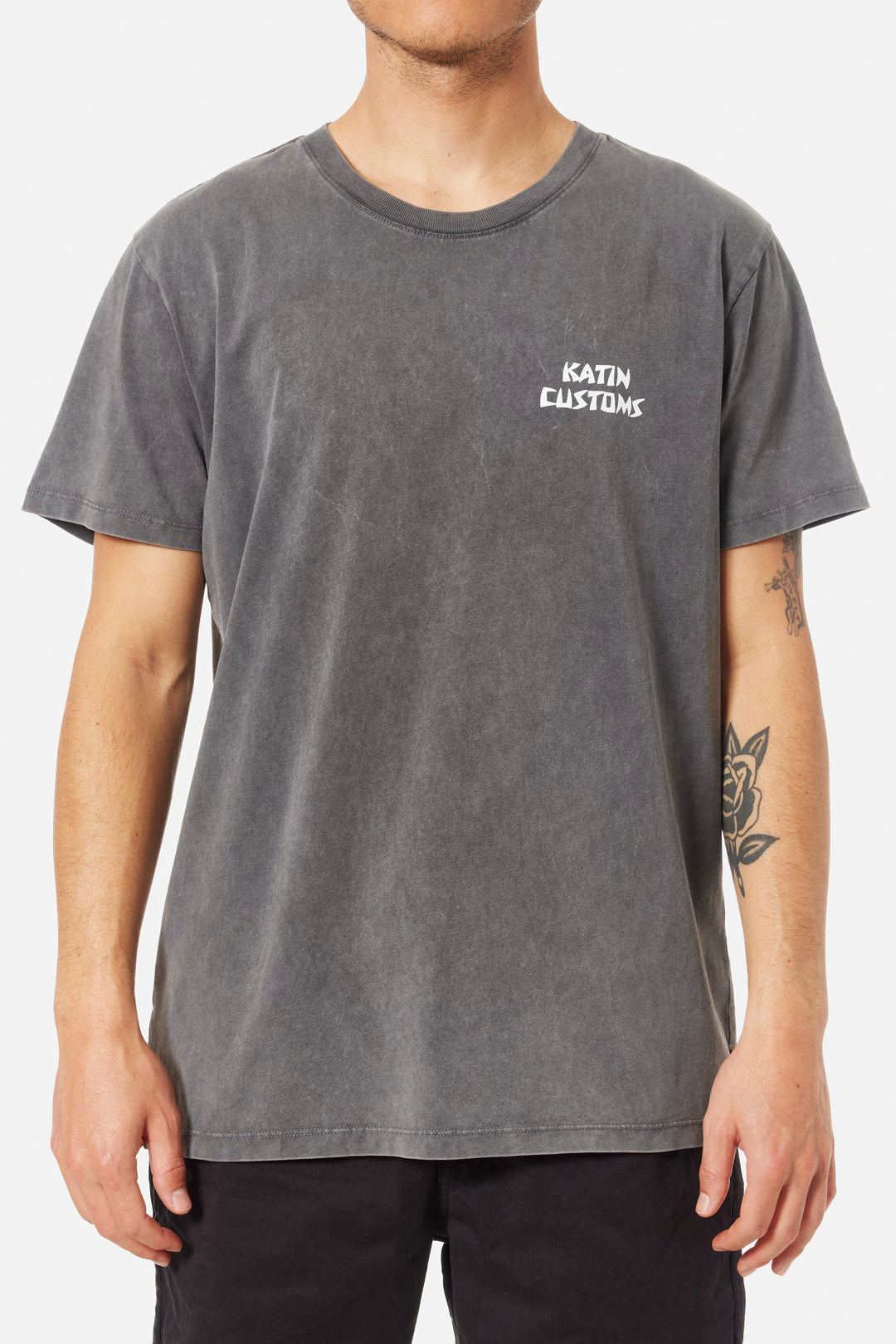 Katin Venice Tee: Black Sand Wash