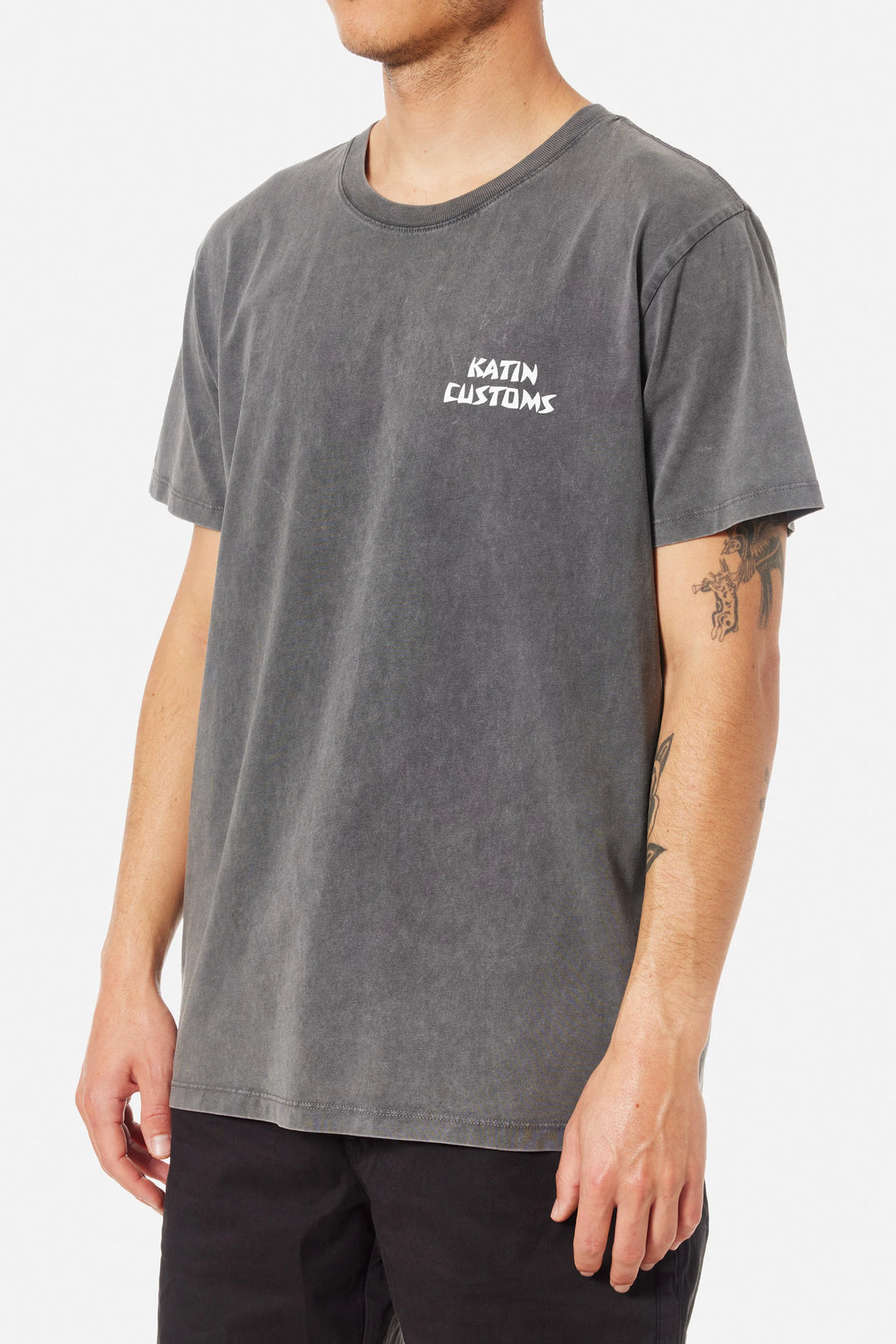 Katin Venice Tee: Black Sand Wash