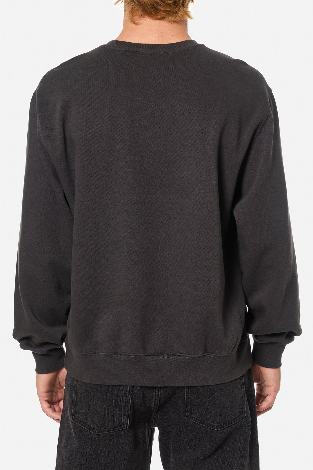 Katin Williams Embroidered Crewneck: Black