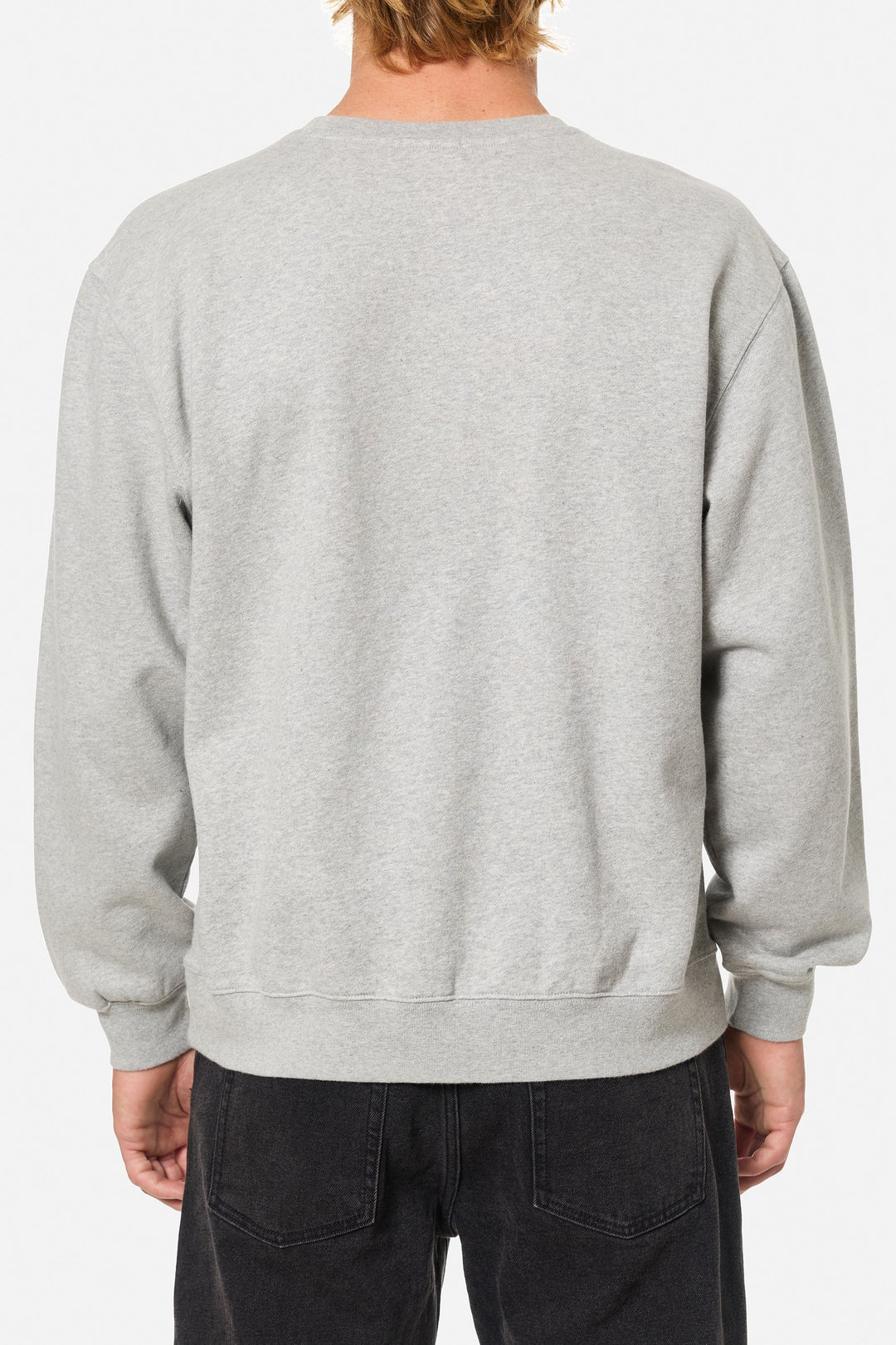 Katin Williams Embroidered Crewneck: Heather Gray