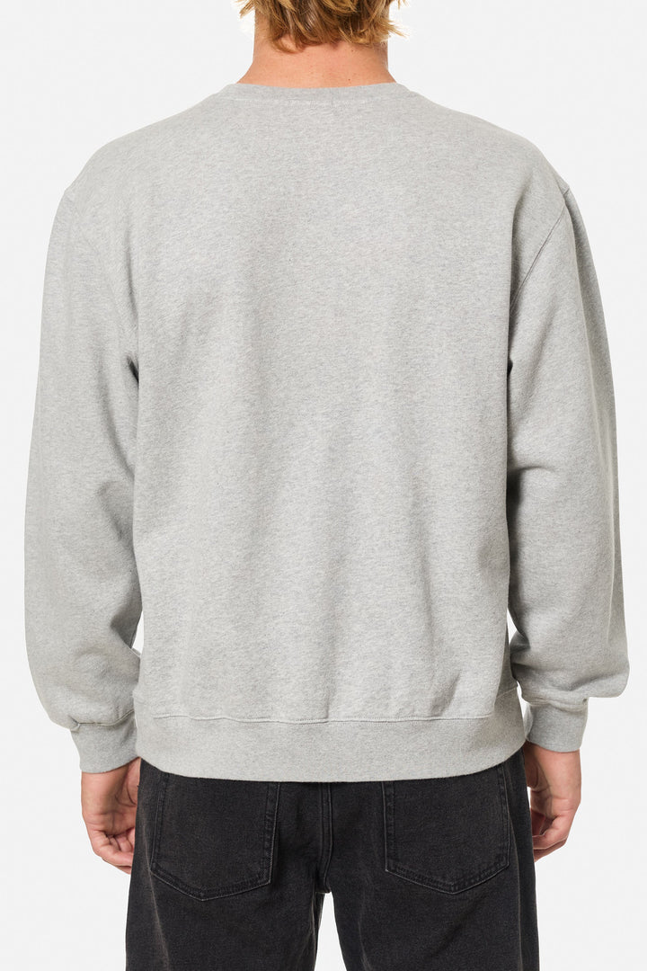 Katin Williams Embroidered Crewneck: Heather Gray