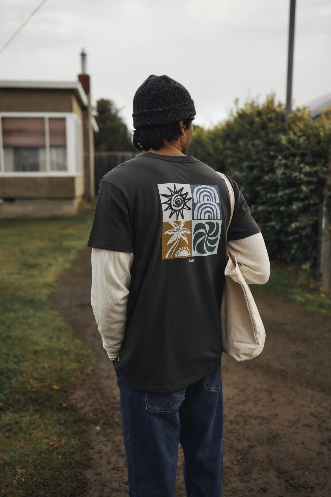 Katin Realm Tee: Black Wash