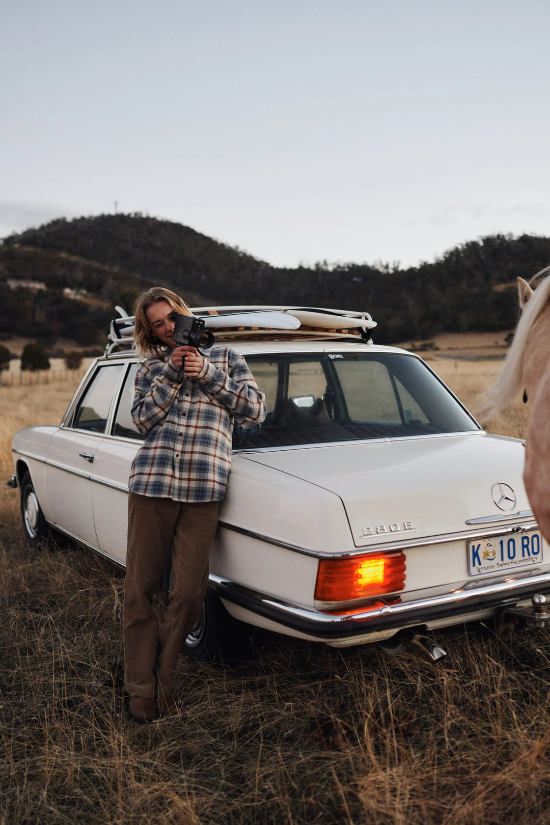 Katin Sierra Flannel: Dusty Blue