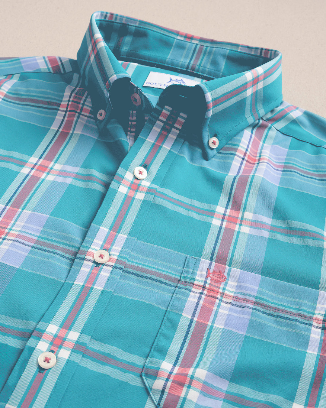 Southern Tide Intercoastal Greenview Sportshirt: Spruce Shade