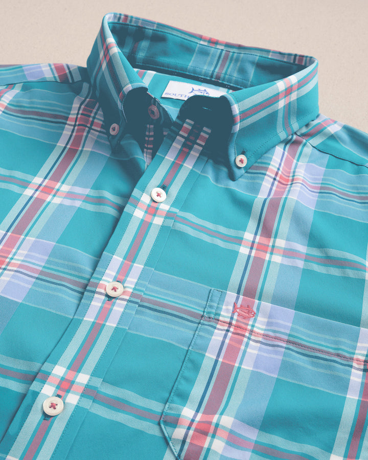 Southern Tide Intercoastal Greenview Sportshirt: Spruce Shade