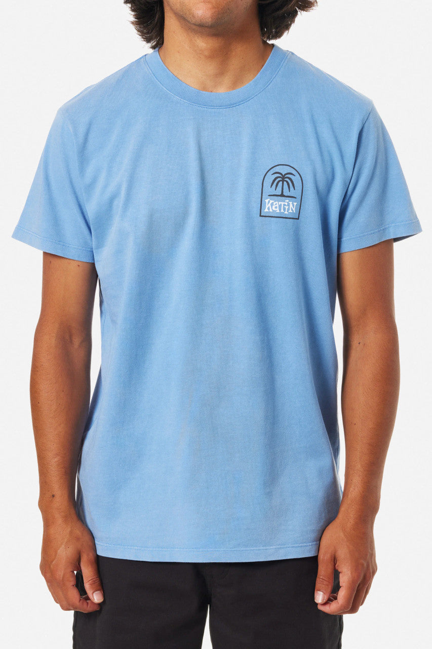 Katin K Palm Tee: Blue Bay Sand Wash