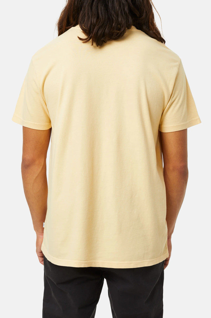 Katin Base Tee: Sun Yellow Sand Wash