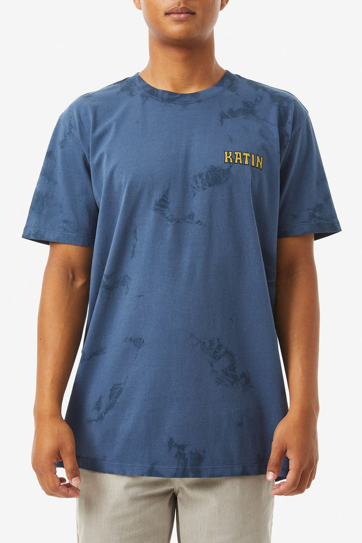 Katin Cabana Tee: Navy Cloud Wash