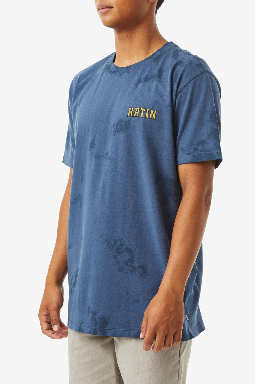 Katin Cabana Tee: Navy Cloud Wash